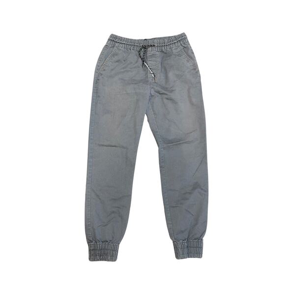 DOO Australia Men's Jogger Twill 22 Pants Ankle Size Gray Pull on Drawstring - Picture 1 of 4